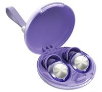 Tapones para los oídos con reducción de ruido de triple modo, silencio suave a profundo (morado)