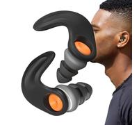 Tapones para los oídos de concierto | Auriculares de silicona reutilizables Aislamiento de ruido | Auriculares de protección auditiva, tapones para los oídos del estudio de los estudiantes, diseñados