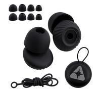 Tapones para los oídos de concierto - Tapones para los oídos de alta fidelidad para reducción de ruido, tapones de silicona con cordón y 4 pares de almohadillas para los oídos, para músicos, eventos