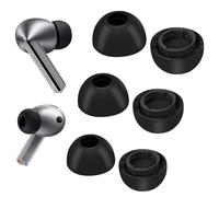 Tapones para los oídos de espuma viscoelástica para Samsung Galaxy Buds3 Pro - Máxima comodidad, ajuste seguro y sonido mejorado, repuesto de tapones para los oídos con orificio de ventilación - S/M/L