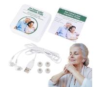 Tapones para los oídos de luz - Dispositivo calmante de oídos de 650 NM, equipo USB de del estrés con diseño antideslizante, herramienta de de tinnituss, para dormir, estudiar