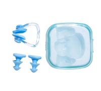 Tapones para los oídos de natación, tapones para los oídos para adultos, de silicona, dispositivos deportivos con pinza nasal para nadar, mantener alejados el agua de los oídos, equipo de natación