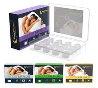 Tapones para los oídos de primera calidad para dormir - 8 pares, blancos - Tapones para los oídos de silicona suave con cancelación de ruido para un sueño tranquilo e ininterrumpido de SleepDreamz