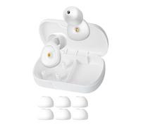 Tapones para los Oídos de Silicona Antirruido - 0,87 Pulgadas Tapones Ajustables | Protección Auditiva de 50dB para Dormir, Viajar, Conciertos y Trabajo | Tapone Canceladores de Ruido con Estuche