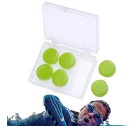 Tapones para los oídos de silicona para dormir - 3 pares de tapones para los oídos impermeables e insonorizados | Productos cómodos para el cuidado de los oídos para estudiar, trabajar, viajar, avione
