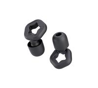 Tapones para los oídos de silicona para dormir y reducir el ruido Black