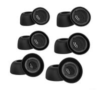 Tapones para los oídos de silicona para Samsung Galaxy para buds 4 Pro para S M L Suave silicona Ear Tips para Galaxy para buds 4 Pro Gris Negro Almohadillas ergonómicas para Samsung Buds 4 Pro 3