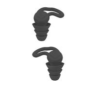 Tapones para los oídos en caja individual, portátil, delfín, 40 dB, reducción de ruido, higiénicos, a prueba de polvo, cancelación, impermeables, ideales para estudiar, negro B