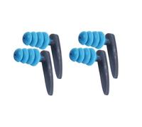Tapones Para Los Oídos Natación, 2 Pares 2x2,3cm Protección Auditiva Tapones Nadar Oídos De Silicona impermeables Con Paquete Estuche Para Adulto Nadar Ducharse Bañarse Hacer Surf estudiar trabajar