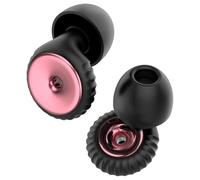 Tapones para los oídos para aliviar el ruido diario, súper suaves, reutilizables, con 3 pares de almohadillas (S/M/L), para un ajuste personalizado SNR de 24 dB, protección auditiva, tapones para los