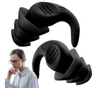 Tapones para los oídos para dormir - tapones para los oídos con cancelación de ruido, tapones para los oídos flexibles y cómodos con funda de transporte | Reducción del ruido adecuado para viajar en
