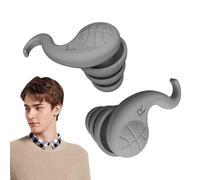 Tapones para los oídos para dormir - Tapones para los oídos con reducción de ruido Tapones reutilizables y lavables | Tapones para los oídos de silicona genéricos