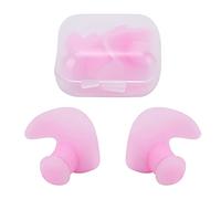 Tapones para los Oídos para Nadar, Gel de Sílice Suave, Impermeables para Deportes Acuáticos, Buceo, Adecuados para Surfear, 1 par (rosa a granel)