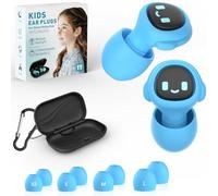Tapones para los oídos para niños de 5 a 12 años, 2 tapones para los oídos de París de 27 dB de reducción de ruido extra pequeños, tapones para los oídos para niños para sensibilidad al ruido,