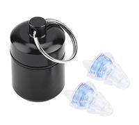 Tapones para los oídos para reducción de ruido, tapones para la oreja para dormir de silicona alta fidelidad 27 dB reducción de ruido de protección auditiva cómoda para el trabajo (Azul)