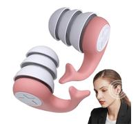 Tapones para los oídos para reducir el ruido - Protección auditiva cómoda de silicona suave - Tapones para los oídos | Tapones de bloqueo de sonido reutilizables para trabajo, viajes, conciertos