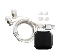 Tapones para los oídos para tinnitus, irradiador infrarrojo, dispositivo de luz roja, portátil y eficaz, ajuste cómodo, perfecto para aliviar el tinnitus para hombres y mujeres