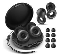 Tapones para los oídos, protección contra el ruido del sueño de 30 dB, auriculares de silicona ultra cómodos reutilizables, protección auditiva diaria para el trabajo, viajes, sensibilidad al ruido