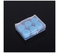 Tapones Para Los Oídos Silicona Lodo Earplugs Anti-ruido Sueño Estudiantes Duerma Anti-Rning y Sin Orejas Ruidos Ruidos Reducción Natación Buceo 6pcs Tapones Para Los Oídos Para Dormir ( Size : Blue )