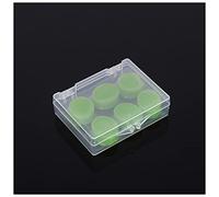 Tapones Para Los Oídos Silicona Lodo Earplugs Anti-ruido Sueño Estudiantes Duerma Anti-Rning y Sin Orejas Ruidos Ruidos Reducción Natación Buceo 6pcs Tapones Para Los Oídos Para Dormir(Size:Green)