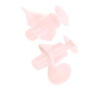 Tapones para los Oídos, Tapones para los Oídos de Silicona, Tapones para los Oídos con Cancelación de Ruido con Silicona Elástica para Niños y Adultos (PINK)