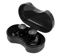 Tapones para los Oídos, Tapones para los Oídos de Silicona, Tapones para los Oídos con Cancelación de Ruido con Silicona Elástica para Niños y Adultos (BLACK)