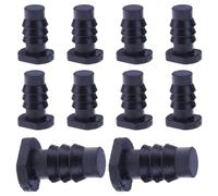 Tapones para manguera de agua - Jardín, 10 unidades Tapones terminales resistentes para riego | para exteriores 8 mm Abrazadera de manguera Jardinería Lavado de coches Tapones de cierre macho y hembra