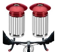 Tapones para manillar de bicicleta de carretera, tapones de expansión de vástago de aleación de aluminio, par de tapones para manillar de bicicleta de montaña, de extremo de bicicleta de 3.2 x