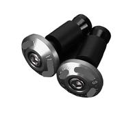 Tapones para Manillar de Motocicleta Tapones para Manillar de Motocicleta Cubierta Deslizante para Kawasaki para N-ja 250 Z250 ZX1400 ZX14R ZX14 Amarillo (Plata)