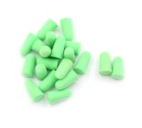 Tapones para oídos dormidos, 10 pares de tapones for los oídos espuma suave con reducción ruido for un sueño reparador(Green)