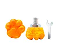 Tapones para Patines, 2 topes de Goma para Patines de cuádruple, Tapones de Bloque de Freno Ajustables, Accesorios de Patines para Patinaje de Doble