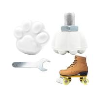 Tapones para patines de ruedas, tapones de bloque de freno, ajustables | Freno de goma para patinaje de doble fila en interiores y exteriores