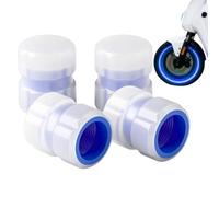 Tapones para válvulas de neumáticos - 4 piezas de válvulas de rueda iluminadas, antioxidantes para vehículos exteriores Camión Suv Bici Bicicleta Moto Scooter