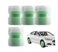 Tapones para válvulas de neumáticos que brillan en la oscuridad, 4 cubiertas de plástico ABS, protección UV, accesorios de coche, decoración automotriz de garaje, accesorios de coche elegantes