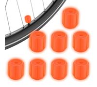 Tapones para válvulas de neumáticos que brillan en la oscuridad, 8 unidades | Tapones de válvula luminosos para camiones, coches, motos, bicicletas