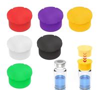 Tapones Para Viales - Juego De 6 Multiusos Para Laboratorio - Y Impermeables Reutilizables - Para Organización Almacenamiento De Industrial Investigación