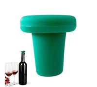 Tapones para vino de silicona | Tapón para botella de corcho de silicona, comestible a prueba de fugas del corcho de la botella reutilizable, resiste la temperatura de +240 °C a -40 °C