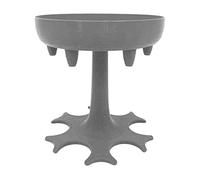 Tapones para vino, dispensador de 6 vasos de chupito, para fiestas, bebidas, juegos, bar, cóctel, vino, herramienta de llenado rápido, organizador de licor (gris)