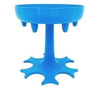 Tapones para vino, dispensador de 6 vasos de chupito, para fiestas, bebidas, juegos, bar, cóctel, vino, herramienta de llenado rápido, organizador de licor (azul)