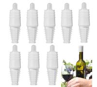 Tapones Para Vino,Selladoras de 8 Piezas,Tapón de Silicona | Para Champagne Vino Viaje Hogar Bar Fiesta Comedor Restaurante Cocina