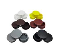 Tapones redondos de nailon for agujeros, tapones de plástico, cubiertas decorativas, tapas for agujeros de paneles de tapones(100pcs,14mm)