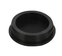Tapones Redondos de Silicona for Orificios, Sellos Tipo T, Tapones Huecos Antipolvo for Botellas de Vidrio(Black,36.6mm)