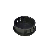 Tapones redondos para agujeros empotrados, Tapones for orificios a presión de nailon negro, 5-38 mm, paquete surtido(16mm 25pcs)