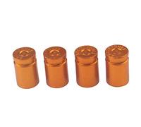 Tapones Rueda Coche Válvula Tapa Tapones Coche 4Psc Escudo Universal Tampas Da Válvula De Pneu Da Roda Do Carro Aro Do Pneu Caula Cobre Liga De Alumínio Estilo Do Carro Peças Acessórios-Tipo 3 Bronce