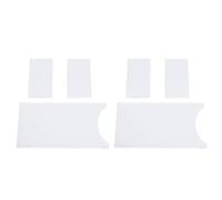 Tapones transparentes para sofá cama, espaciadores de pared universales, protectores de muebles acrílicos de alta resistencia para sofás, camas, gabinetes, protegen las paredes,