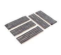 Tapones Universales de Reparación de Neumáticos para Coches y Motocicletas con Tiras de Caucho para Recuperación de Pinchazos (BLACK)