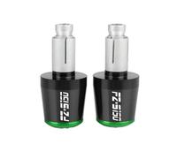 Tapones universales para Extremos de Manillar de Moto 7/8" 22MM para Yamaha FZ-S150 FZS150 2015 2016 7/8& 22MM Pesas para Extremos de Manillar de,Black and Green