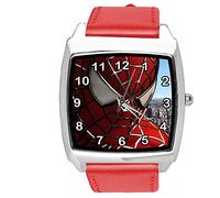 TAPORT® - Reloj de cuarzo para fans de Spiderman E1, color rojo