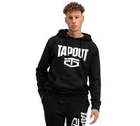 Tapout Active Basic Sudadera con Capucha, Blanco/Negro, S para Hombre, 940002