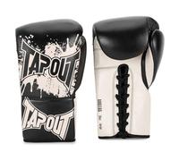 Tapout Angelus 960012 - Guantes de Boxeo (Piel, 1 par), Color Negro y Crudo